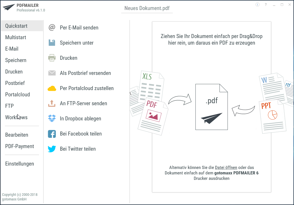 gotomaxx PDFMAILER 6