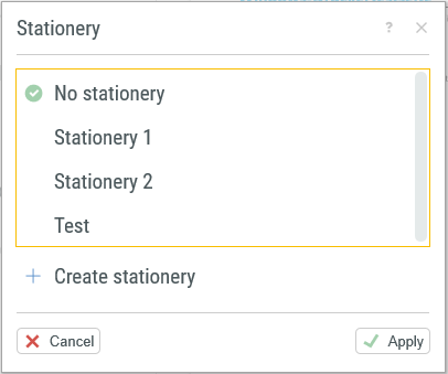 Stationery Selection