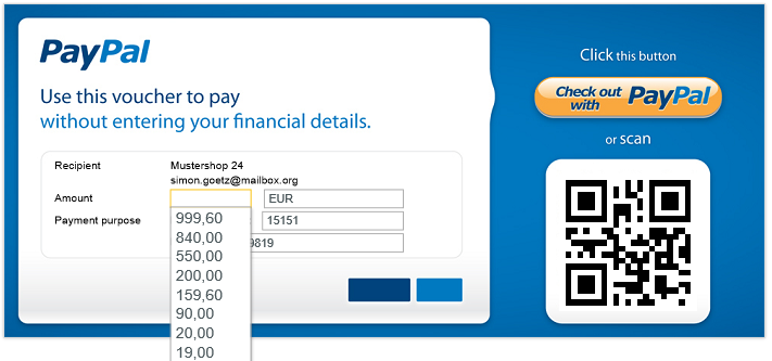 PDF-Payment with PayPal